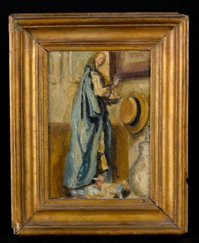 Francis TAILLEUX (1913-1981)
Vierge
Toile.
Dédicacée...