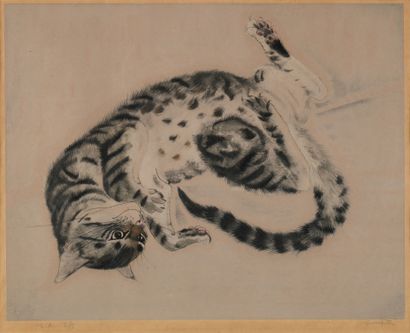 Léonard Tsugouharu Foujita
Chat couché sur...
