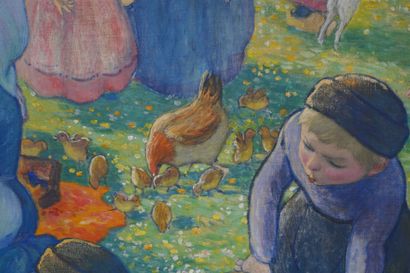 Augustin HANICOTTE (1870-1957)
Springtime
Oil...