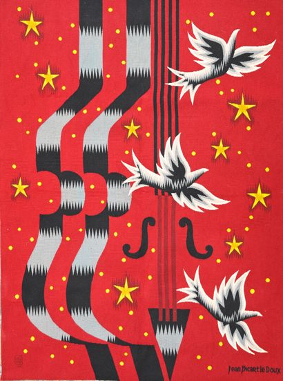 Jean PICART LE DOUX (1902-1982)
Violincel
Tapestry...