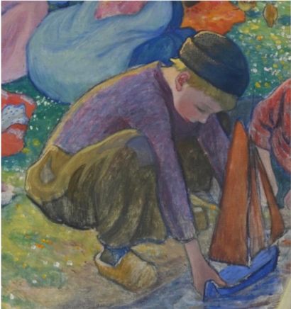 Augustin HANICOTTE (1870-1957)
Springtime
Oil...