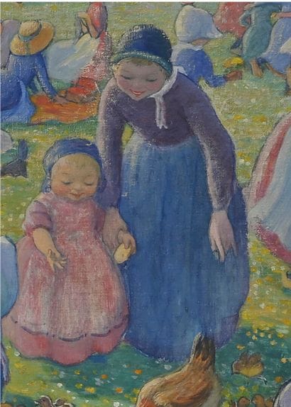Augustin HANICOTTE (1870-1957)
Springtime
Oil...