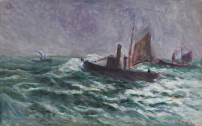 Maximilien LUCE (1858-1941)
Marine
Huile...