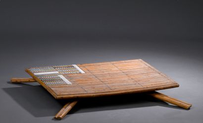 Roger CAPRON
Tea table in rush and colored...