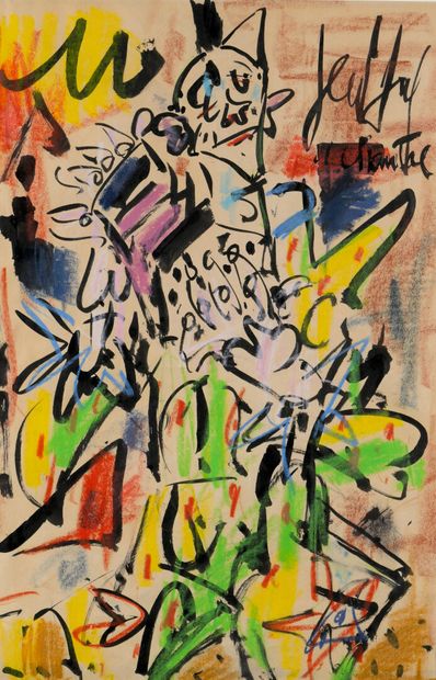 Gen Paul (1895-1975)
The accordion player
Gouache...