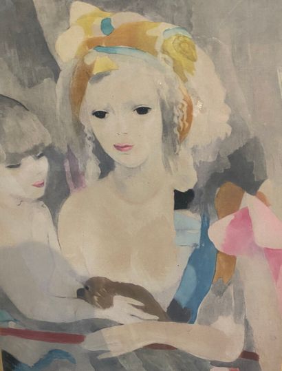 After Marie Laurencin
Deux jeunes femmes...