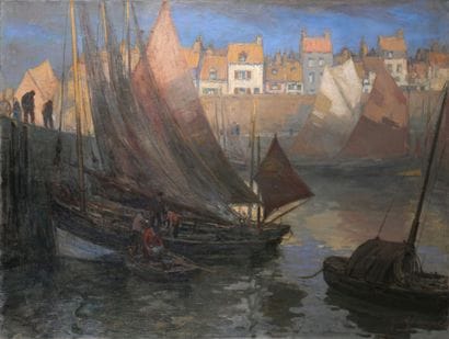 Georges ANDRIQUE (1874-1964)
Quai de la colonne,...