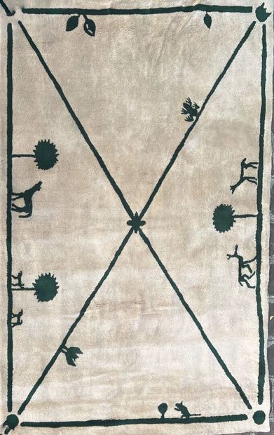 Diego GIACOMETTI
Hand-woven wool rug 