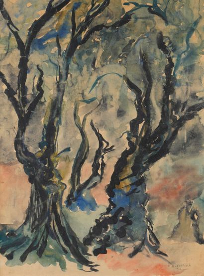Charles Ephraim BURCHFIELD (1893-1967)
Trois...