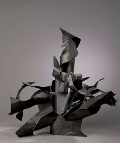 Jean CAMPA (born 1923)
Tin sculpture signed...