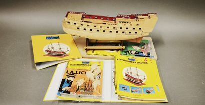 LA LICORNE - TINTIN, HADDOCK
maquette en...