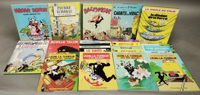 Batch of 16 various comics
LEON LA TERREUR...