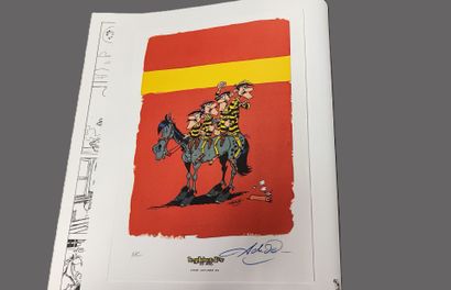 LUCKY LUKE - Morris 
Lone Rider
HC copy signed...