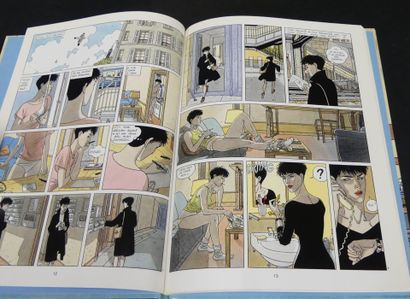 Anfré JUILLARD: Le cahier bleu - two framed...