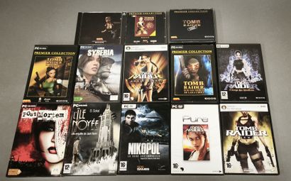 Controller containing approx. 120 DVD box...