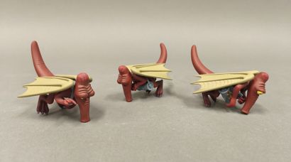 The SHINGOUZES
Three resin figurines
Mezieres...