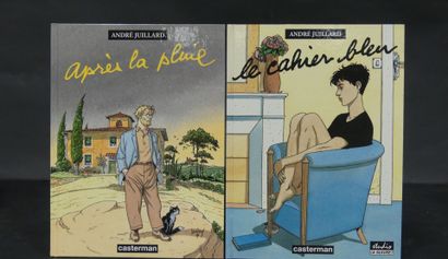 Anfré JUILLARD: Le cahier bleu - two framed...