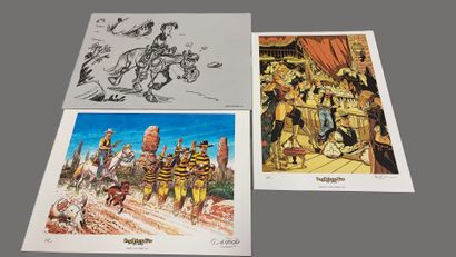 LUCKY LUKE - Morris 
Lone Rider
HC copy signed...
