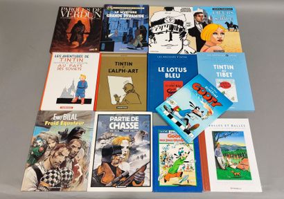 A set of 13 miscellaneous comic strips
including...