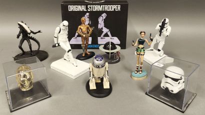 Star-wars, lot de 6 figurines diverses
On...