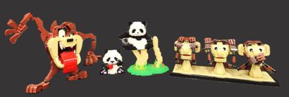 LEGO: ANIMALS
- Two Pandas - H 7.5 and 16...