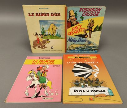 Set of four miscellaneous comic strips
-...