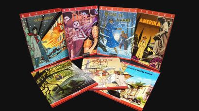 BERTHET 
Series of 7 volumes
- Le privé d'Hollywood...