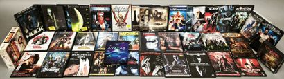 Controller containing approx. 120 DVD box...