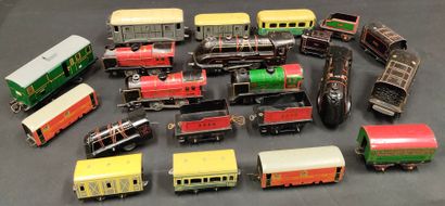 JEP - HORNBY : un lot de wagons et locomotives...