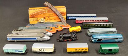 JOUEF : TGV et wagons ou locomotives et rails...