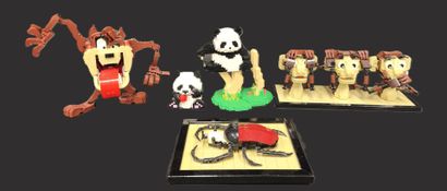 LEGO: ANIMALS
- Two Pandas - H 7.5 and 16...