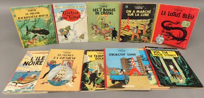 Set of 11 Tintin comics
Including :
- objectif...