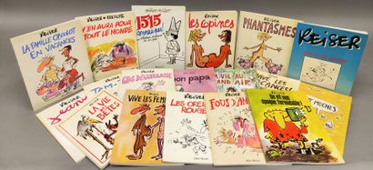 REISER
set of 18 humorous comics
including...