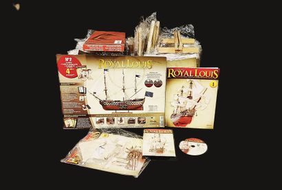 ROYAL LOUIS - WARSHIP OF THE KING OF FRANCE
set...