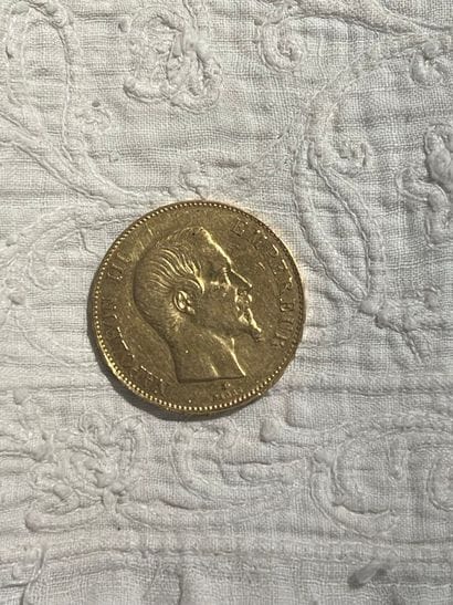 Coin de 100 francs or - Napoléon III, de...