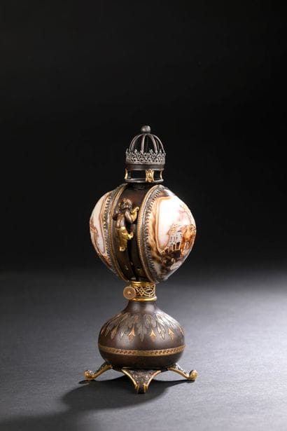 Lampe à pétrole d'époque Napoléon III
De...