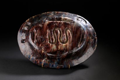 Suite de PALISSY, 1ère moitié du XVIIe siècle
Plat...