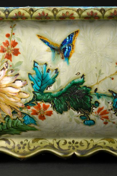 Théodore DECK (1823-1891)
Jardinière aux...