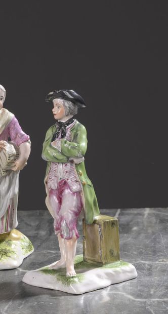 NIDERVILLER, XVIIIe siècle
Statuette en faïence...