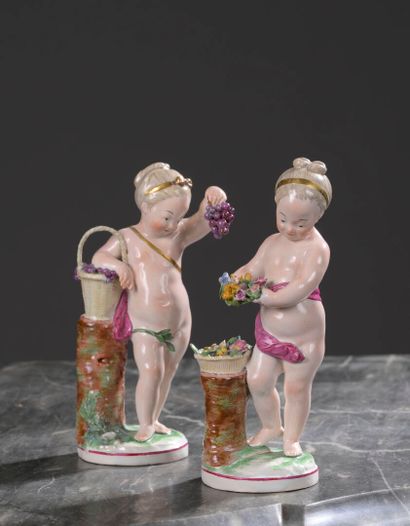 NIDERVILLER, XVIIIe siècle
Deux statuettes...