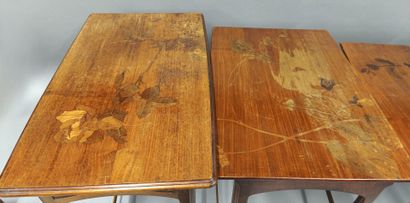 Louis MAJORELLE (1859-1926) 
Suite of 4 nesting...
