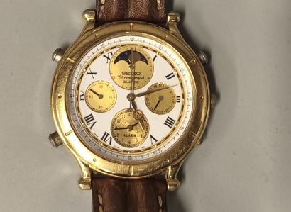 SEIKO 
Men's chronograph watch model 7T36...