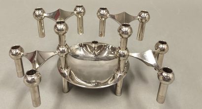 Hans NAGEL & Werner STOFF, circa 1970
Chrome-plated...