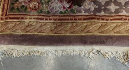 Paotou wool rug (China) in pinkish-beige...