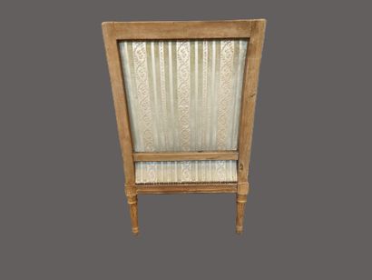 Louis XVI-style Bergère on four tapered,...