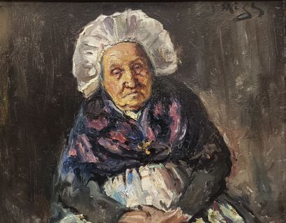 Isabelle MÈGE (1878-1966) 
Portrait d'une...