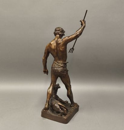 Henry FUGERE (1872-1944): Dominator 
Bronze...