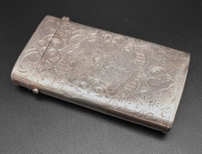 RUSSIA, 19th century
Silver case engraved...