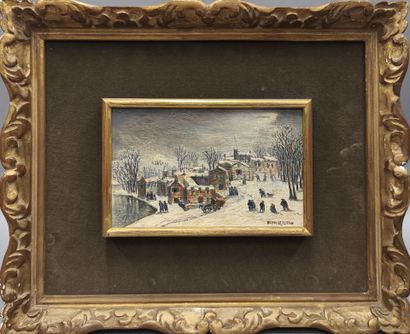 Jean RAFFY LE PERSAN (1920-2008) 
Winter...