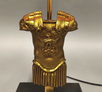 In the style of Monique GERBER 
Bronze lamp...